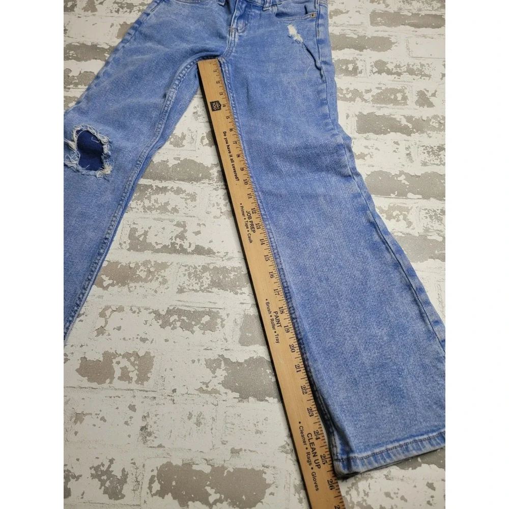 Justice Girl's‎ Distressed Flare Jeans Size 10